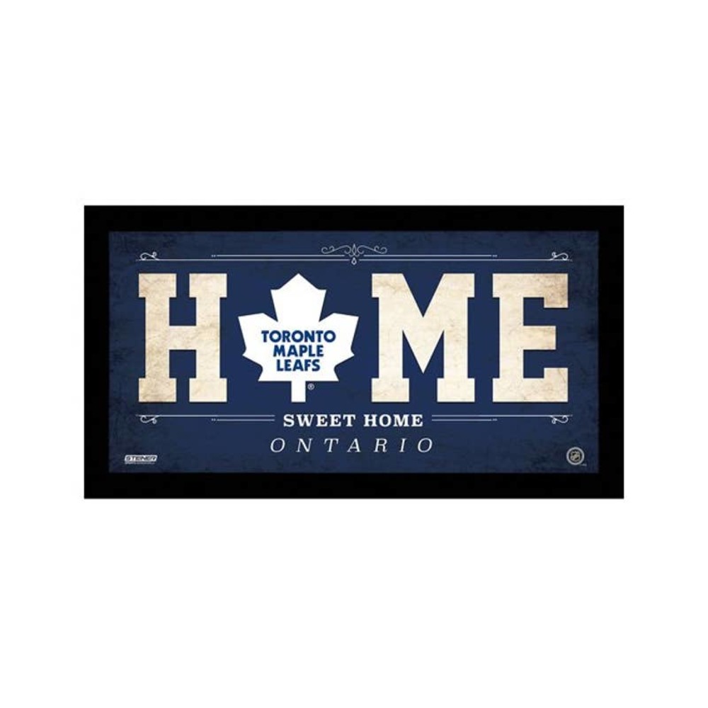 Toronto Maple Leafs 'Home Sweet Home' Framed Wall Art
